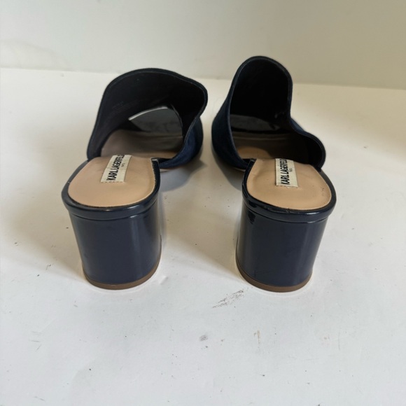 Karl Lagerfeld Paris Hettie Blue Tassel Slide Heels. Size 8 - Picture 11 of 16